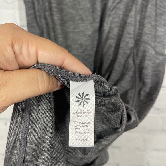 Athleta Racerback Top Women Small Plaid Striped Tennis Activewear Athleisure - Picture 5 of 9